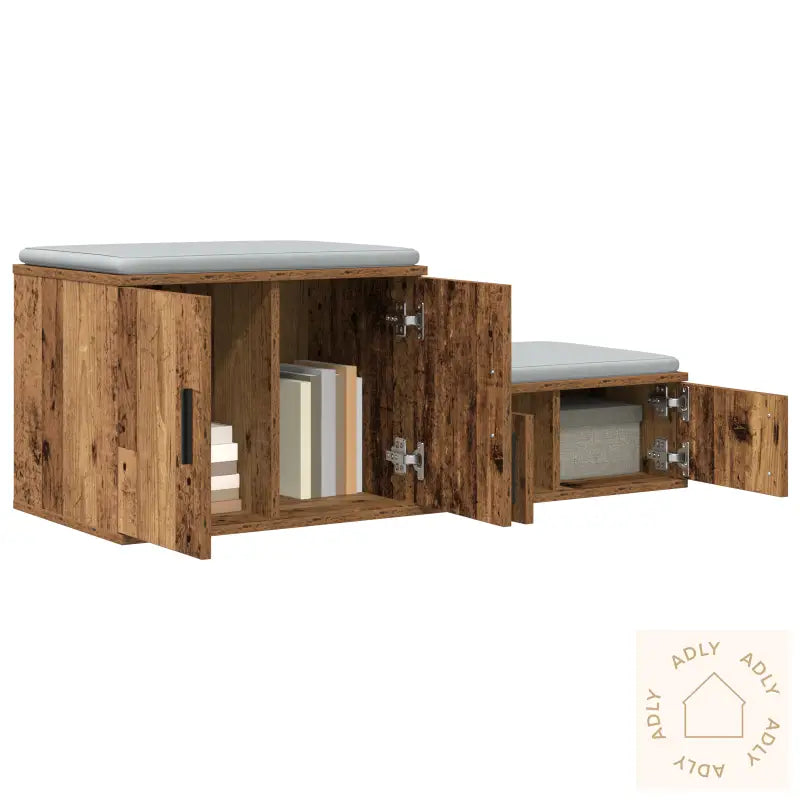 Oppbevaringsskap I Gammelt Treverk 103X41X40 Cm, Konstruert Tre