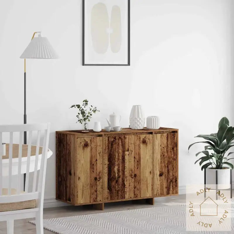 Brun Kommode Gjenvunnet Tre 120 X 41 X 75 Cm Kommode Rektangulær