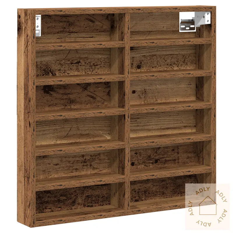 Vitrine Skap Gamle Tre 60X8,5X58 Cm Ingeniørtre