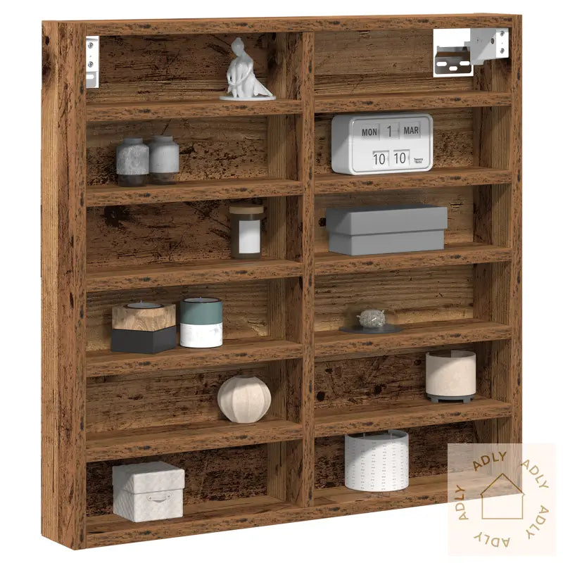 Vitrine Skap Gamle Tre 60X8,5X58 Cm Ingeniørtre