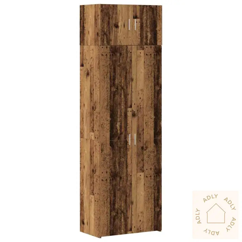 Oppbevaringsskap Gammelt Tre 70X42.5X225 Cm Konstruert Tre