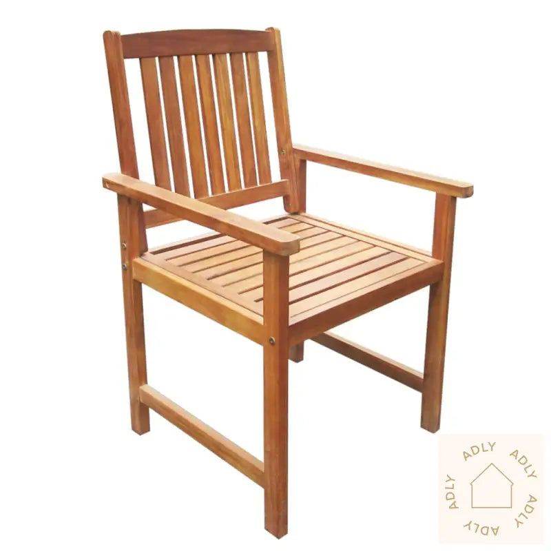 Hagestoler 2 Stk Heltre Akasie Brun