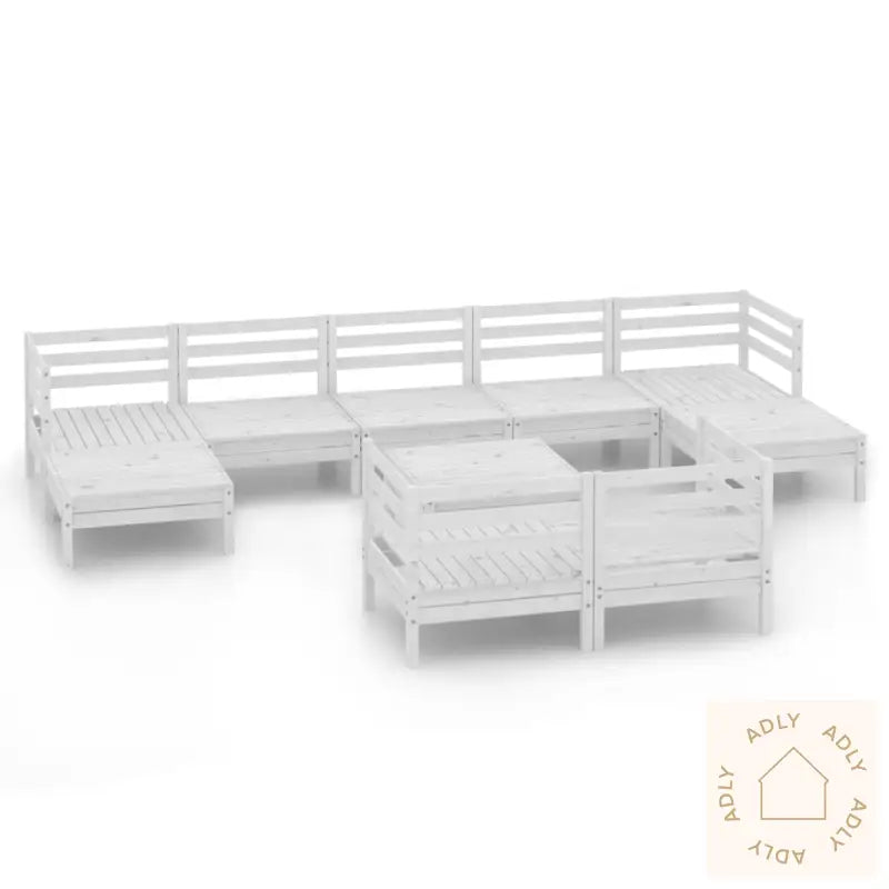 Hagesofagruppe 10 Deler Hvit Heltre Furu