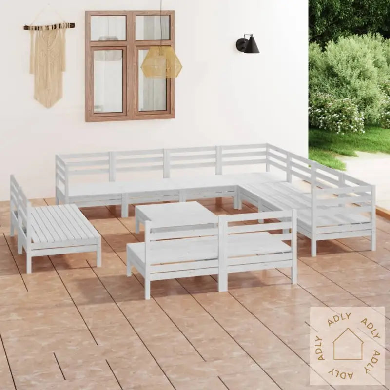 Hagesofagruppe 12 Deler Hvit Heltre Furu
