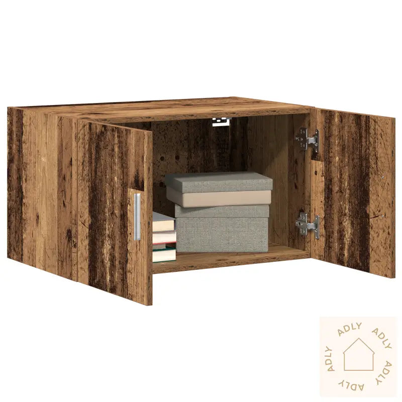 Veggskap Gammelt Tre 70X42,5X40 Cm Ingeniørtre
