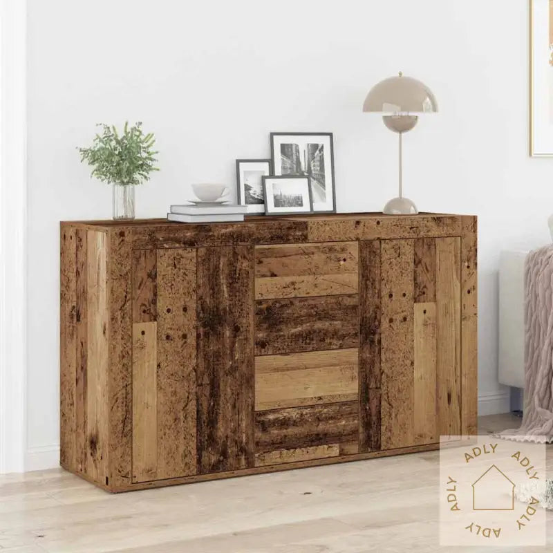 Sideboard Gammelt Tre Massivt Gjenvunnet Tre 120 X 36 X 69 Cm