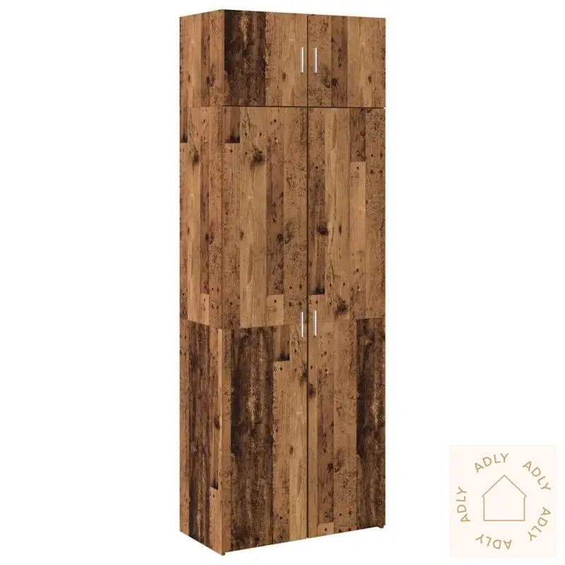 Oppbevaringsskap Gammelt Tre 80 X 42.5 X 225 Cm Konstruert Tre