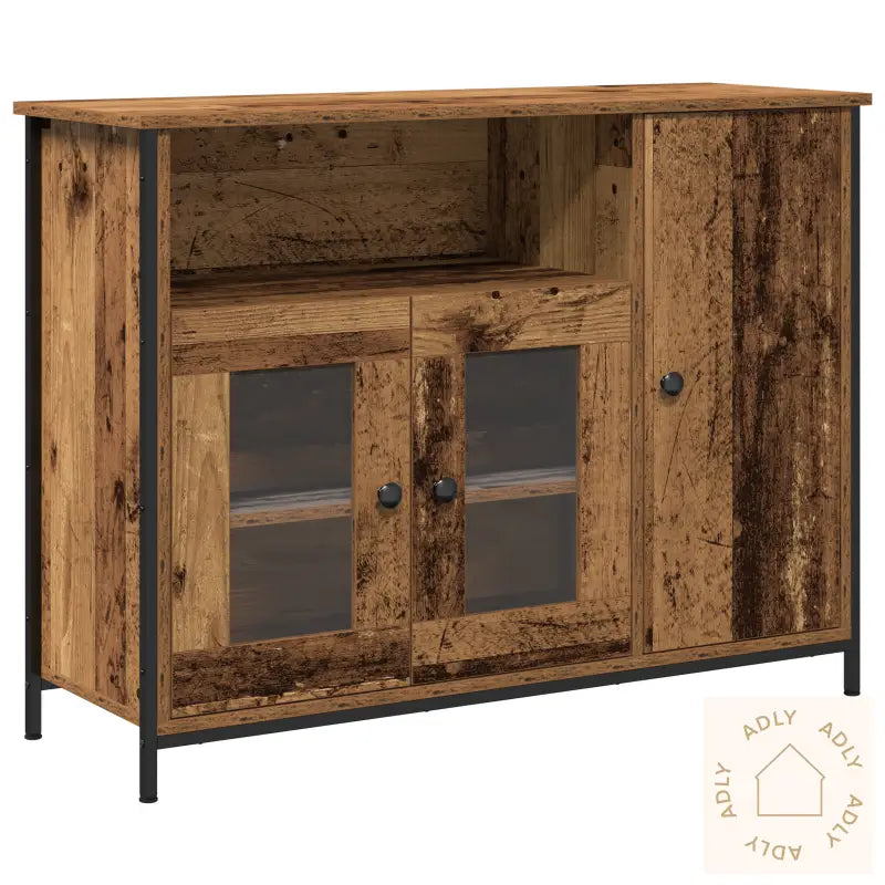 Sideboard Gamle Tresorter 100X35X75 Cm Konstruert Tre