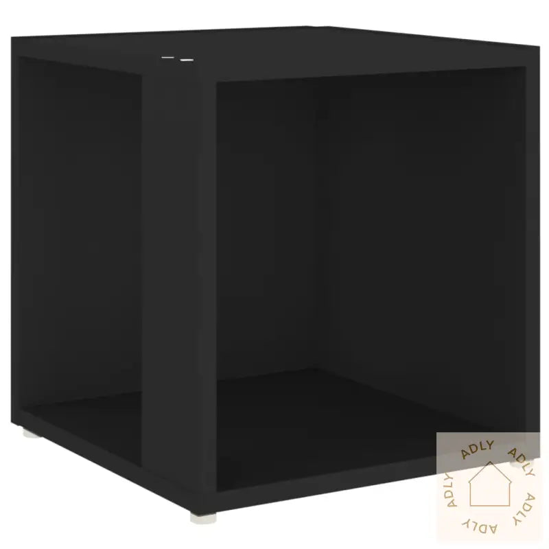 Sidebord Svart 33X33X34,5 Cm Konstruert Tre