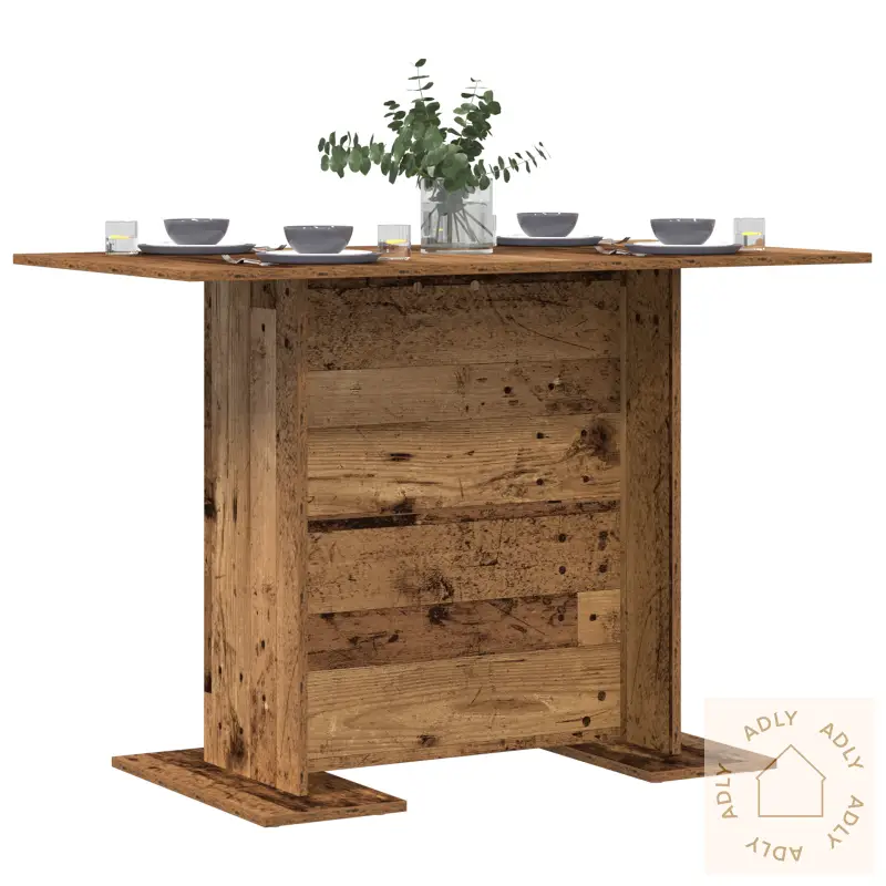 Spisebord Gamle Tre 110X60X75 Cm Konstruert Tre