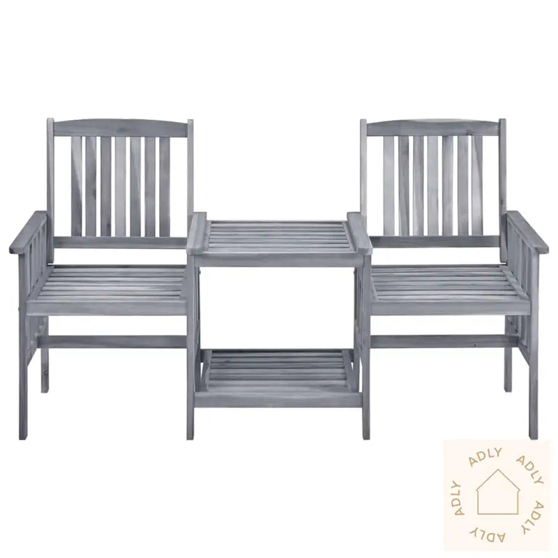 Hagestoler Med Tebord 159X61X92 Cm Heltre Akasie