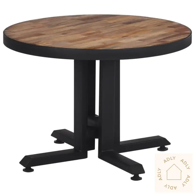 Barbord Rundt Ø55X40 Cm Gjenvunnet Heltre Teak