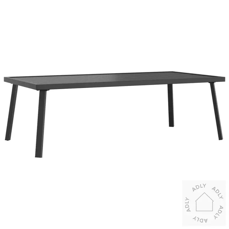 Utendørs Salongbord Antrasitt 110X55X35Cm Stål