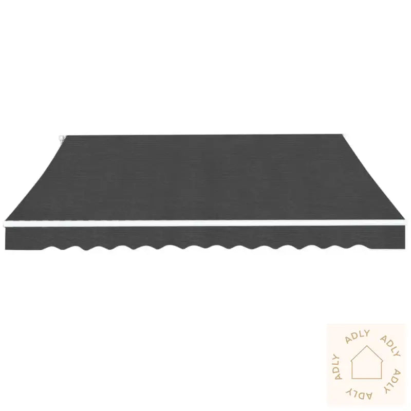 Foldbar Markise Manuell 450 Cm Antrasitt