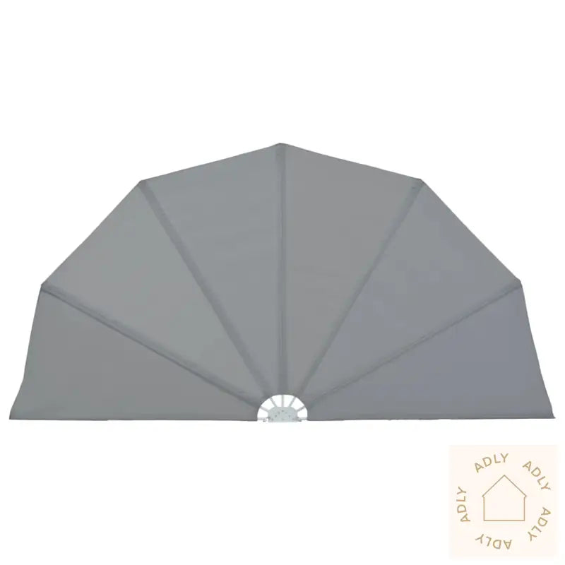 Sammenleggbar Sidemarkise For Terrasse Grå 200 Cm