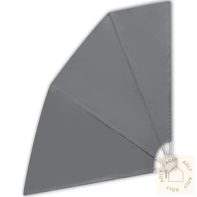 Sammenleggbar Sidemarkise For Balkong Grå 210X210 Cm