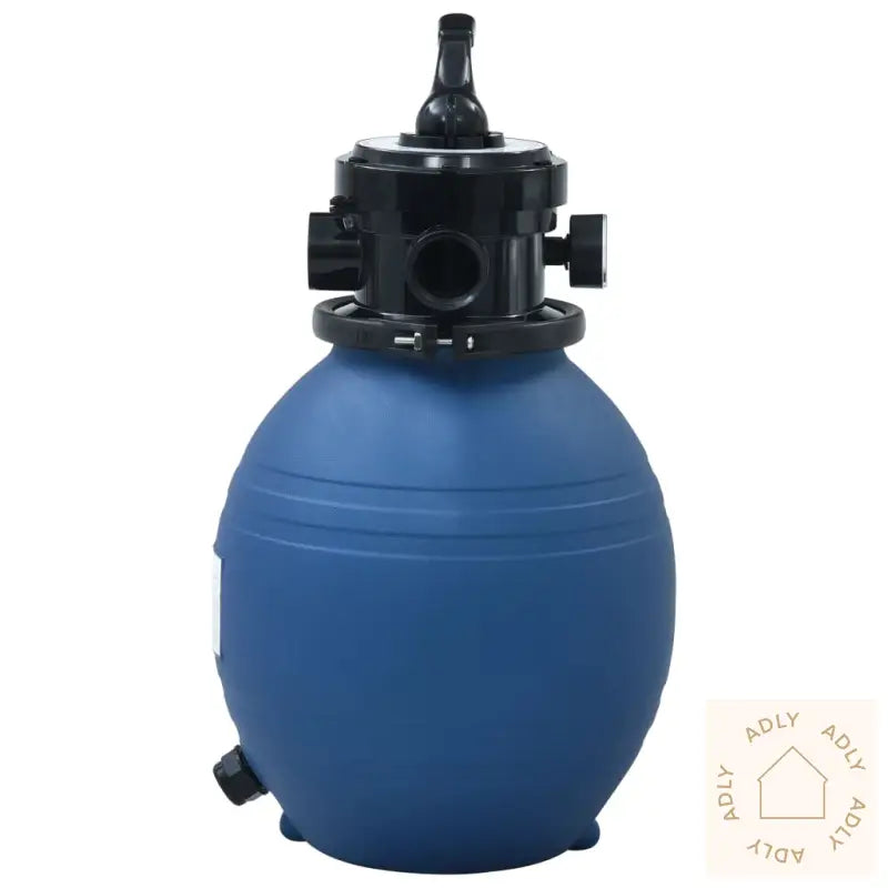 Sandfilter For Basseng Med Ventil I 4 Stillinger Blå 300 Mm