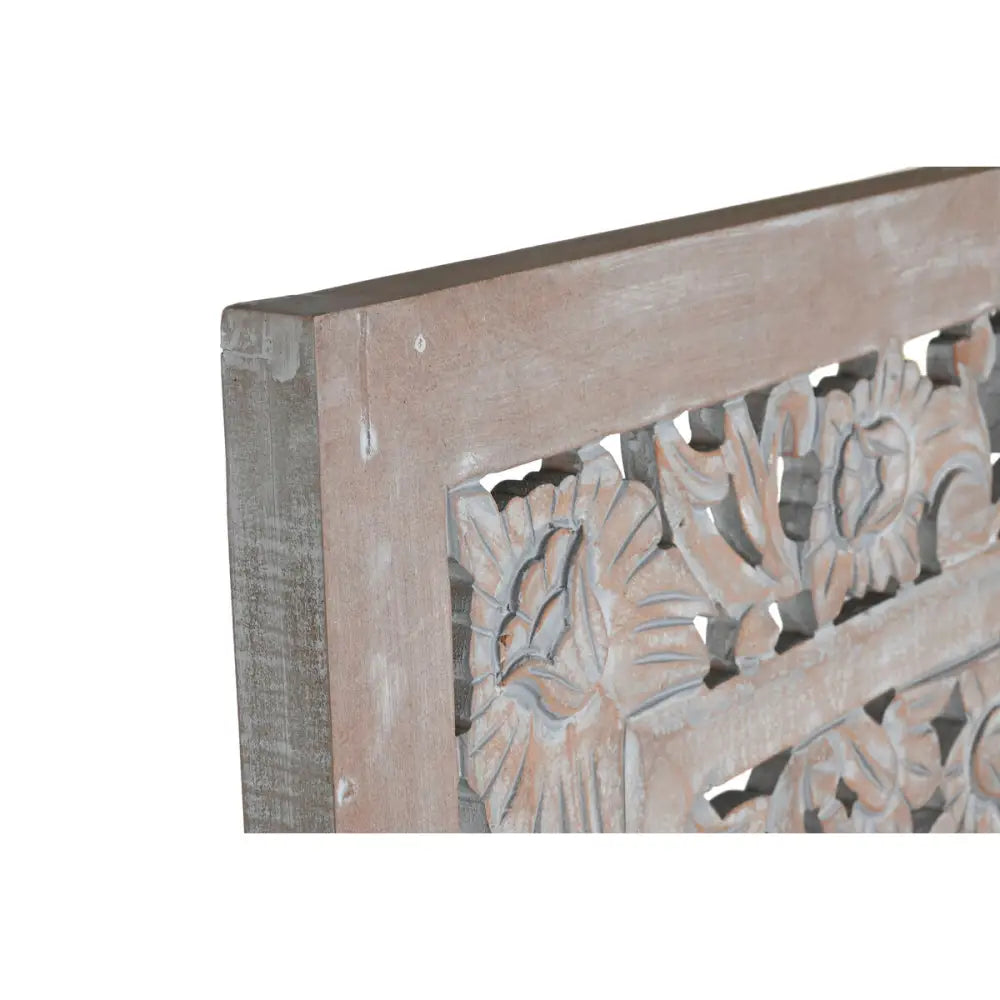 Carved wooden floral panel for Senge Gavl Home ESPRIT grå MDF gavl home esprit
