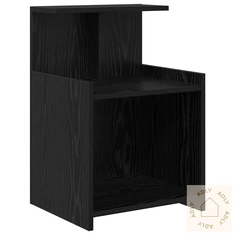 Senge Kabinet Svart Eik 40X35X60 Cm Konstruert Tre