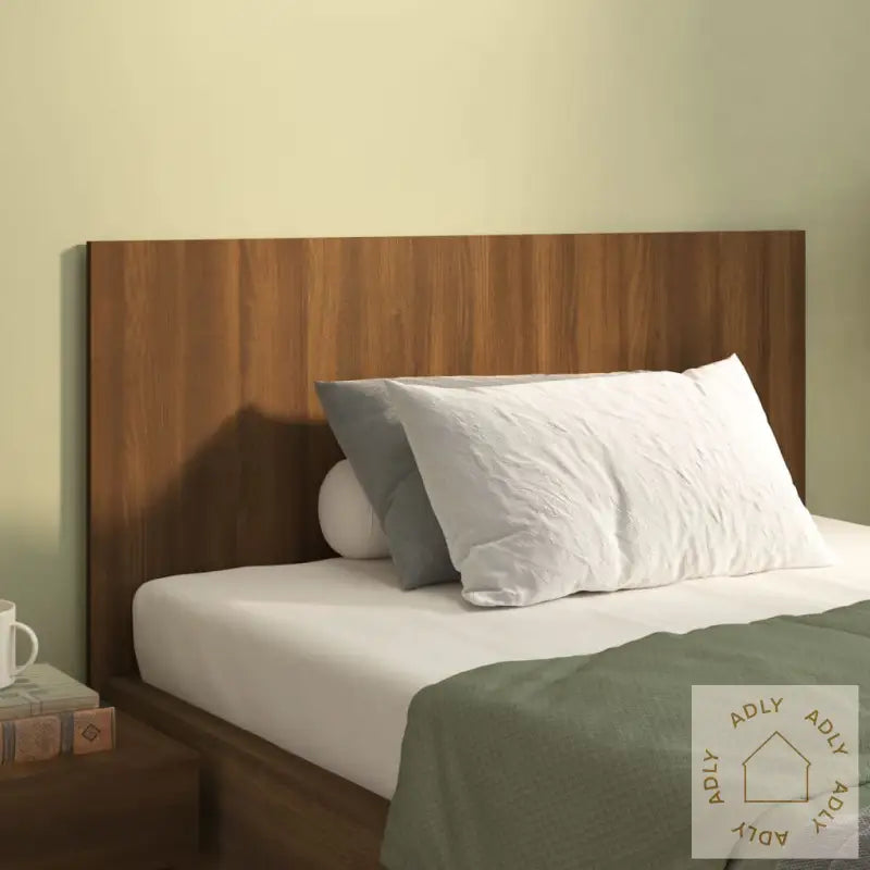Sengegavl Brun Eik 120X1,5X80 Cm Konstruert Tre