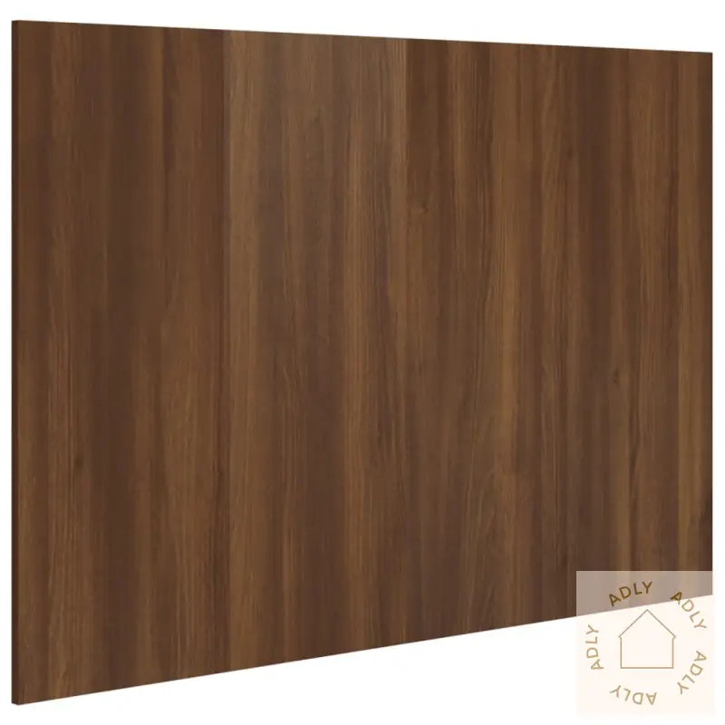Sengegavl Brun Eik 120X1,5X80 Cm Konstruert Tre