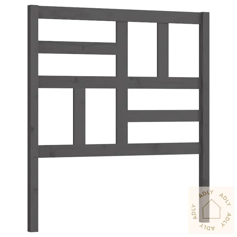 Sengegavl Grå 81X4X104 Cm Heltre Furu