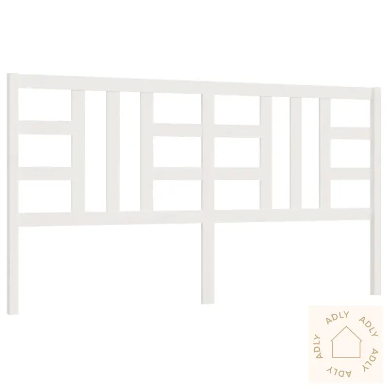 Sengegavl Hvit 206X4X100 Cm Heltre Furu