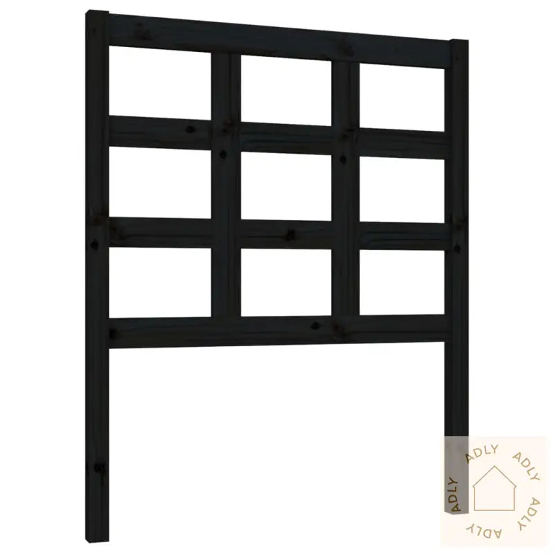 Sengegavl Svart 80,5X4X100 Cm Heltre Furu