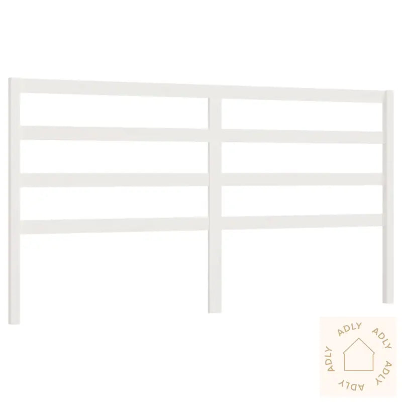 Sengegavl Hvit 206X4X100 Cm Heltre Furu