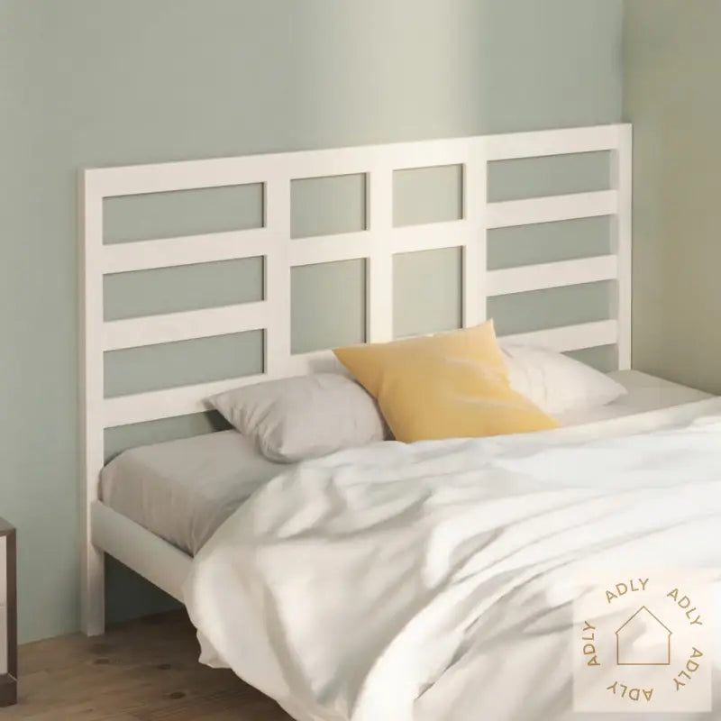 Sengegavl Hvit 146X4X104 Cm Heltre Furu