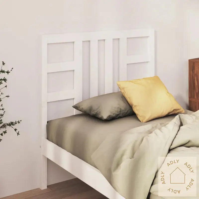 Sengegavl Hvit 106X4X100 Cm Heltre Furu