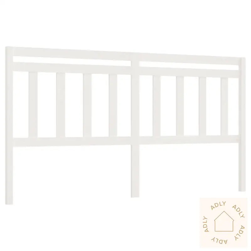 Sengegavl Hvit 206X4X100 Cm Heltre Furu