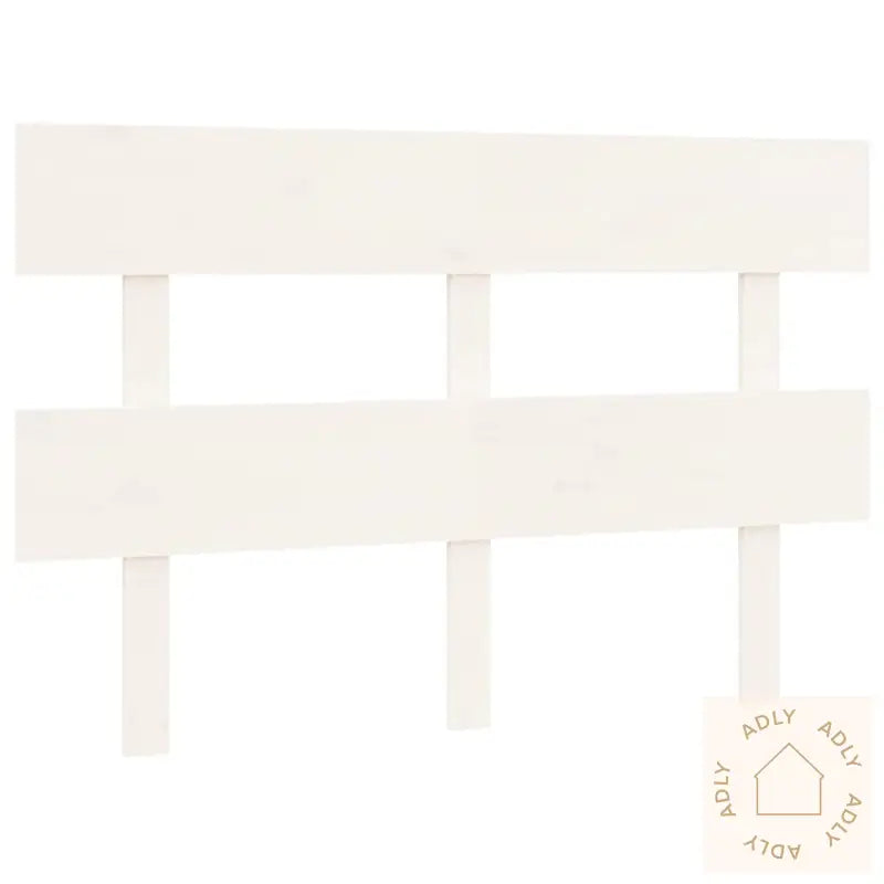 Sengegavl Hvit 124X3X81 Cm Heltre Furu