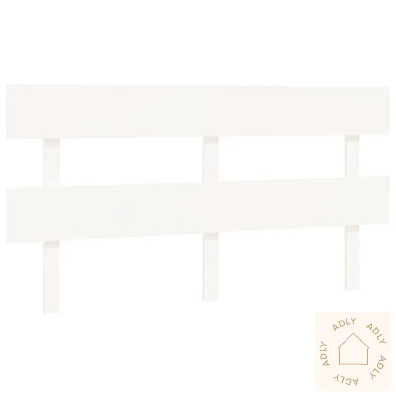 Sengegavl Hvit 164X3X81 Cm Heltre Furu