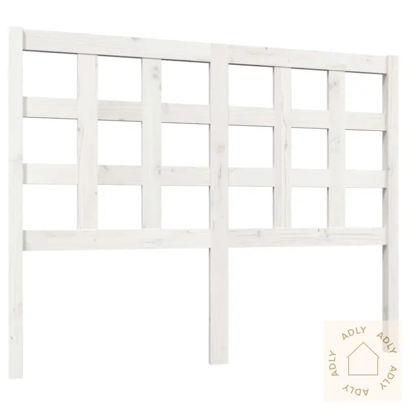 Sengegavl Hvit 125,5X4X100 Cm Heltre Furu