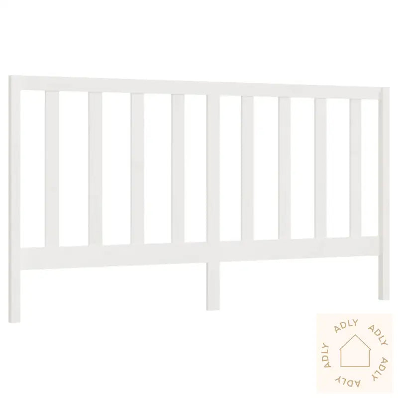 Sengegavl Hvit 206X4X100 Cm Heltre Furu