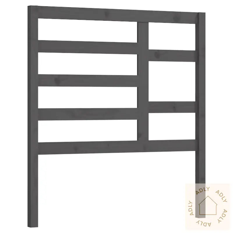 Sengegavl Grå 81X4X104 Cm Heltre Furu