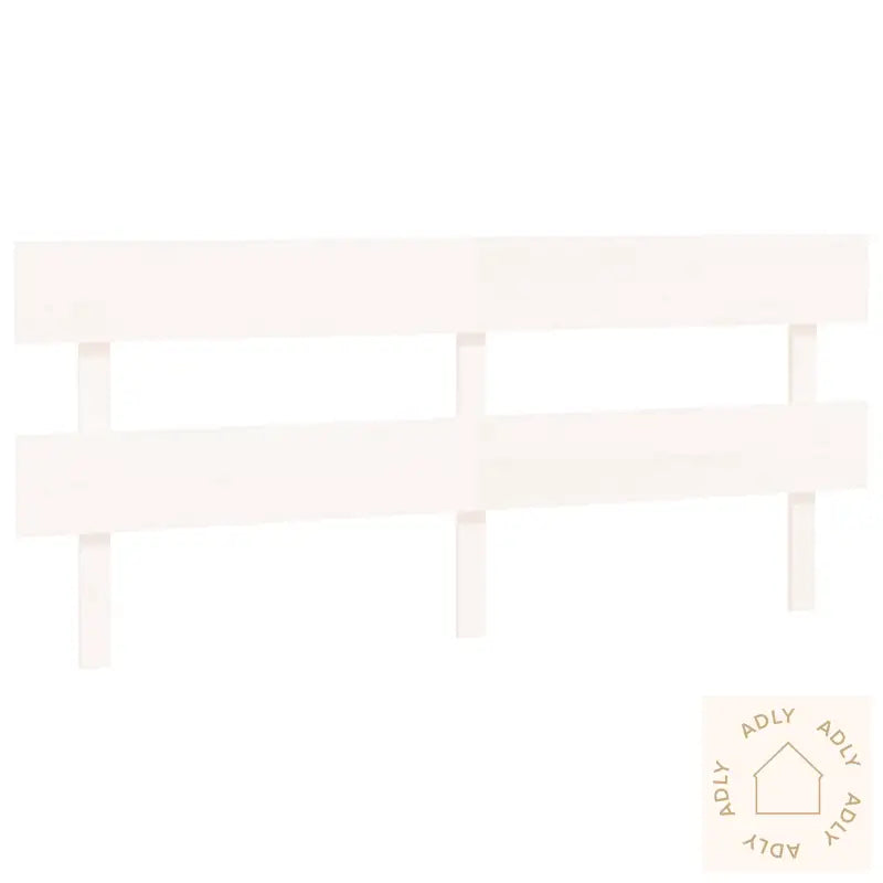 Sengegavl Hvit 184X3X81 Cm Heltre Furu