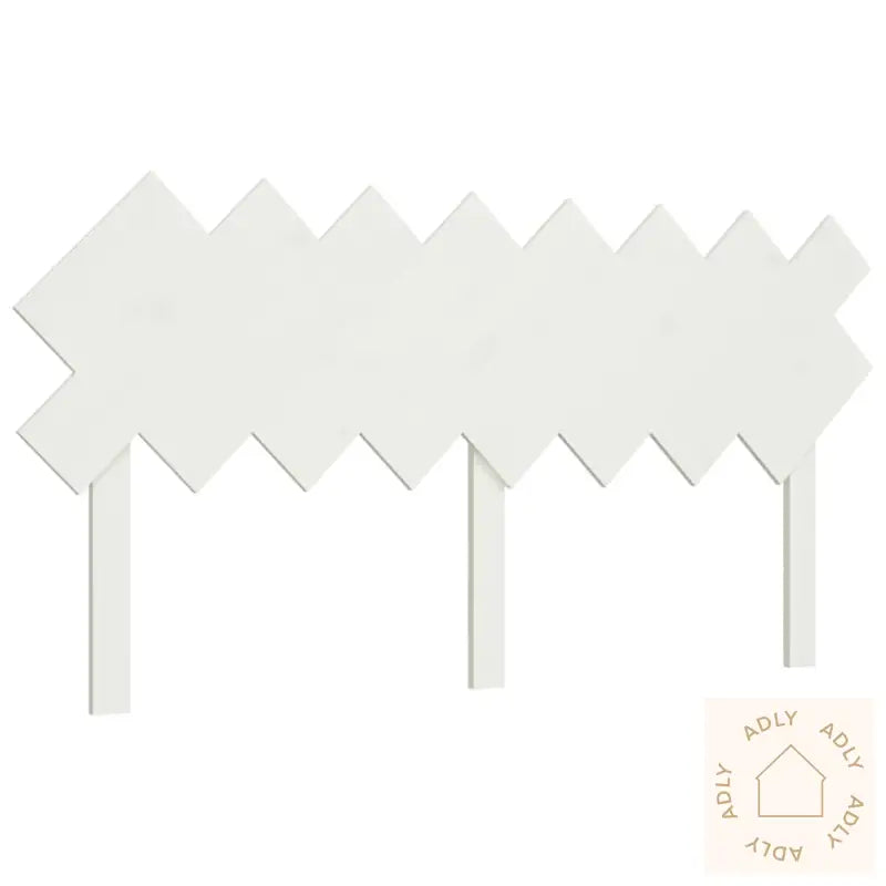 Sengegavl Hvit 159,5X3X80,5 Cm Heltre Furu