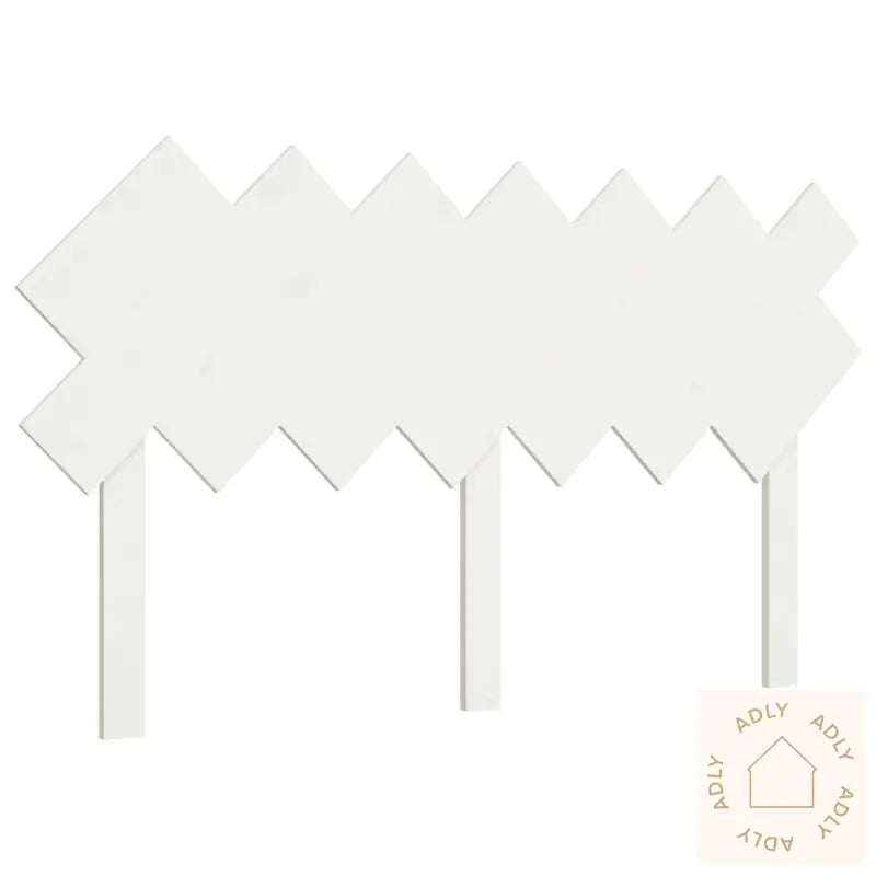 Sengegavl Hvit 141X3X80,5 Cm Heltre Furu