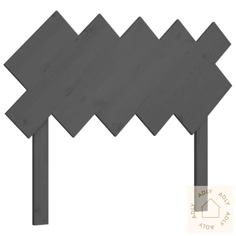 Sengegavl Grå 104 X 3 X 80,5 Cm Heltre Furu