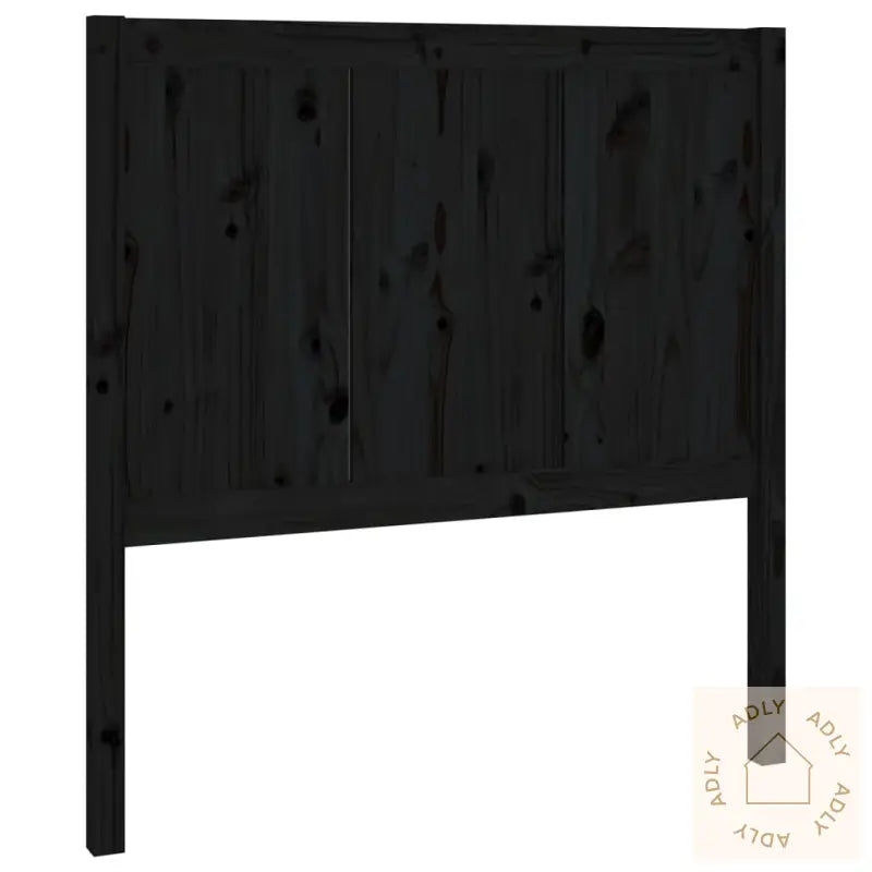 Sengegavl Svart 95,5X4X100 Cm Heltre Furu