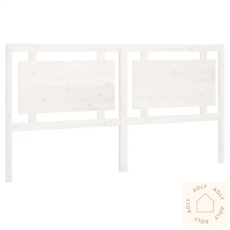Sengegavl Hvit 185,5X4X100 Cm Heltre Furu
