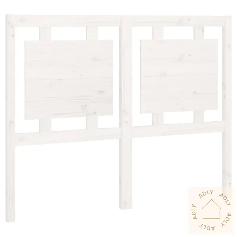 Sengegavl Hvit 125,5X4X100 Cm Heltre Furu