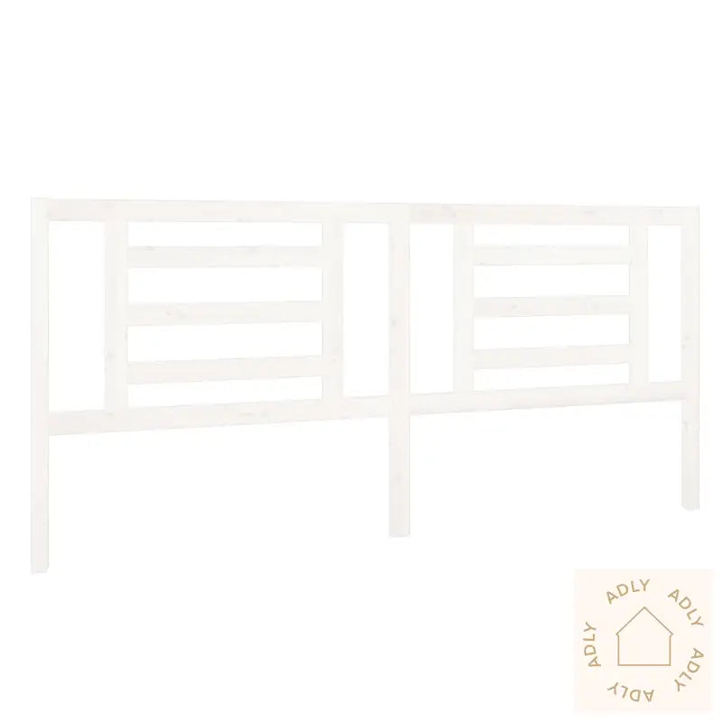 Sengegavl Hvit 206X4X100 Cm Heltre Furu