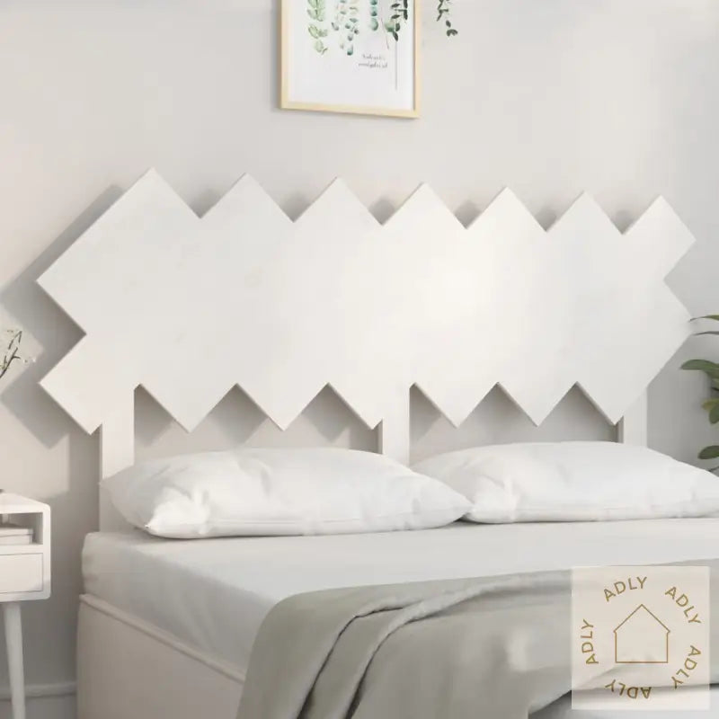 Sengegavl Hvit 141X3X80,5 Cm Heltre Furu