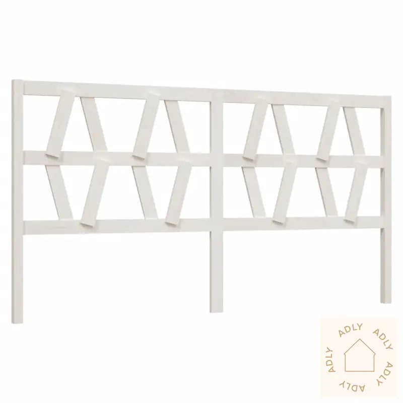 Sengegavl Hvit 206X4X100 Cm Heltre Furu