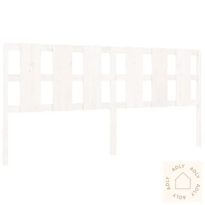 Sengegavl Hvit 205,5X4X100 Cm Heltre Furu
