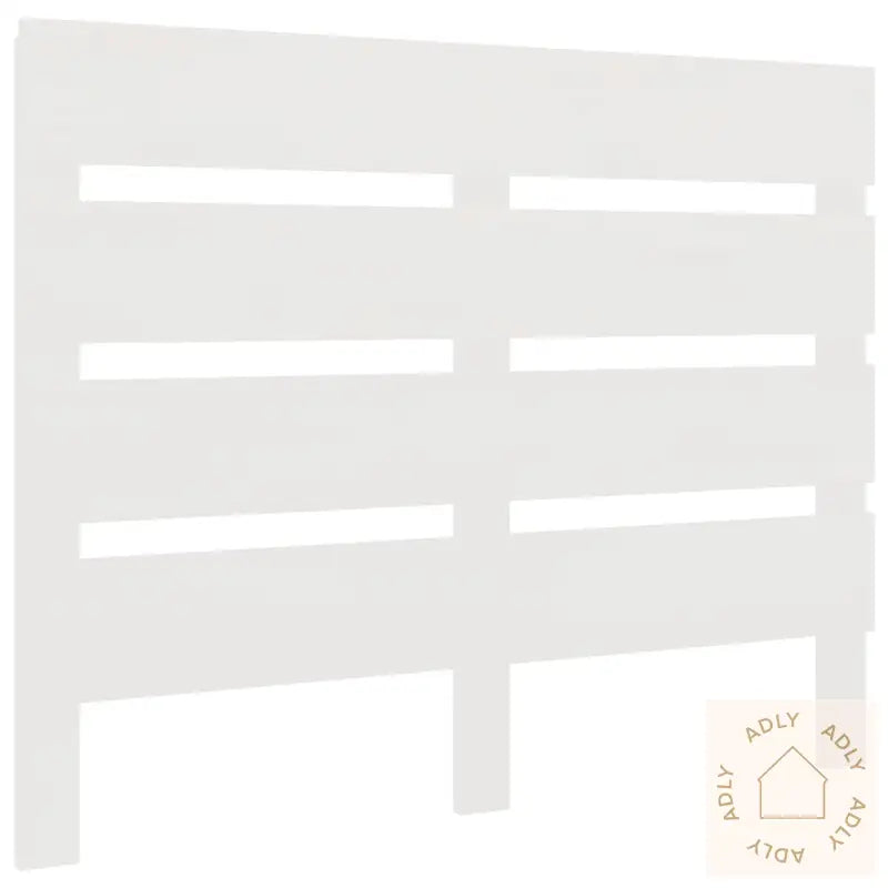 Sengegavl Hvit 90X3X80 Cm Heltre Furu