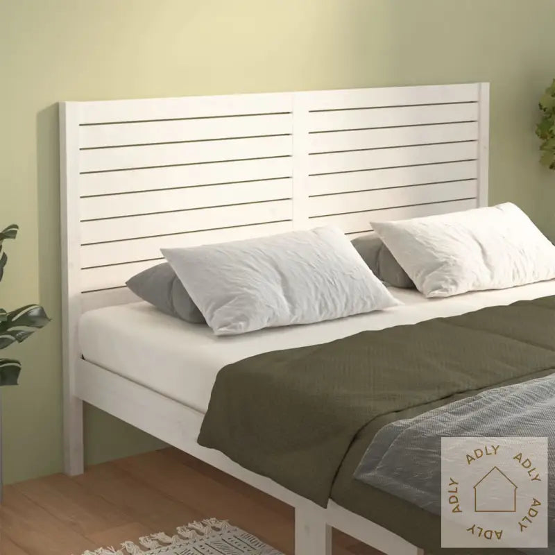 Sengegavl Hvit 126X4X100 Cm Heltre Furu